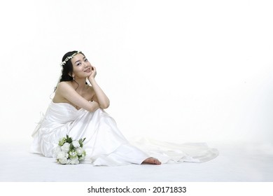 Wedding Bride Closeup