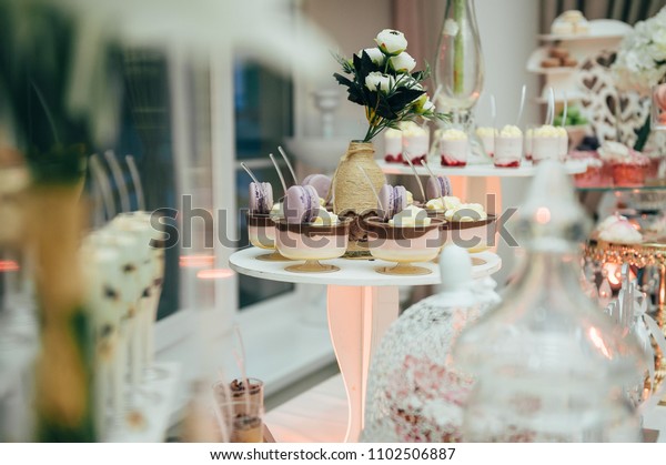 Wedding Buffet Cupcake Dessert Table Cooking Stock Photo Edit Now