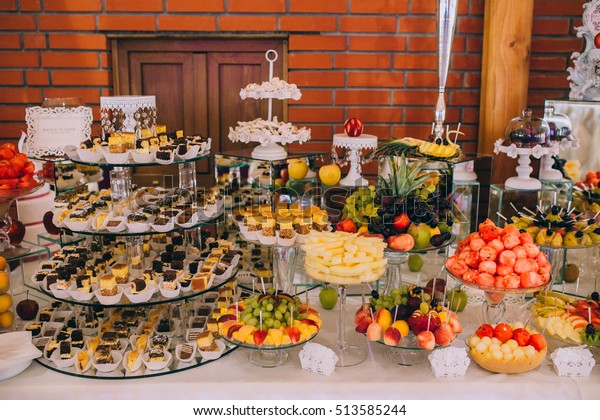 Wedding Buffet Table Stock Photo (Edit Now) 513585244