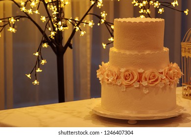 wedding cake close up