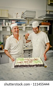 Wedding cake preparation