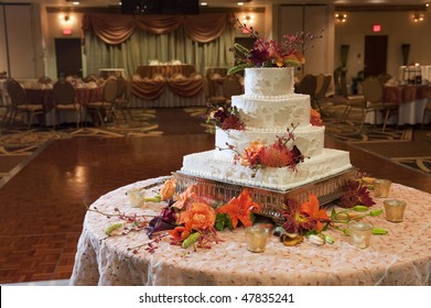 Wedding Cake Reception Party Table