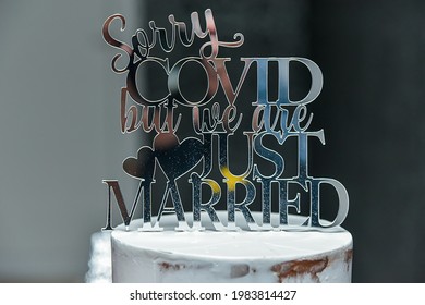 Wedding Cake With Text 