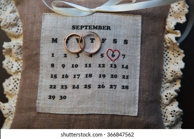 Wedding Calendar. Save The Date