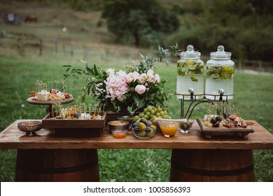 Wedding Candy And Fruits Bar