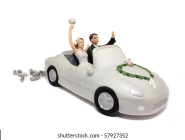 Wedding Car Cake Topper