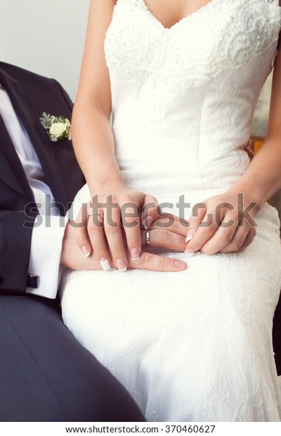 Wedding Ceremony Accessories Decor Decorations Rings Stock Photo
