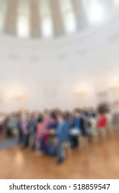 Wedding ceremony and reception theme creative abstract blur background with bokeh effect