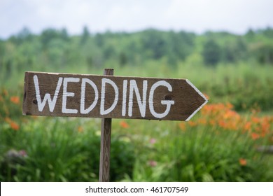 Wedding Ceremony Sign