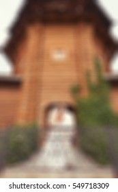 Wedding ceremony theme creative abstract blur background with bokeh effect