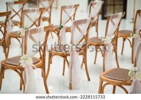 wedding chair decoration, event chair 