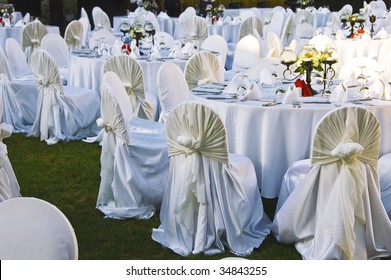 Wedding Chair Covers Images Stock Photos Vectors Shutterstock