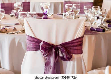 Wedding Chairs With Ribbon