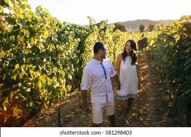 wedding couple at vineyard - Powered by Shutterstock