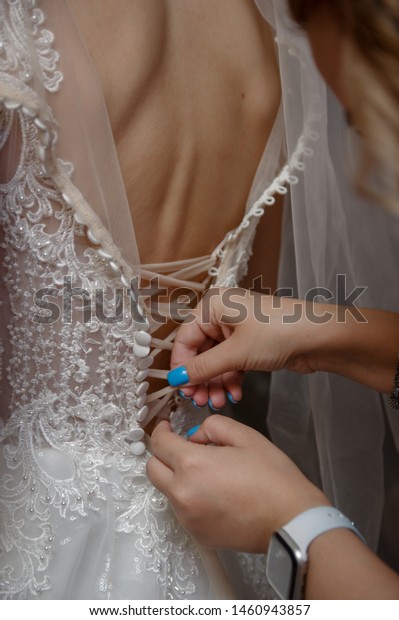 Wedding Day Nice Dress Portrait Bride Stock Photo Edit Now