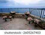 Wedding decor. Table setting. Wedding organization