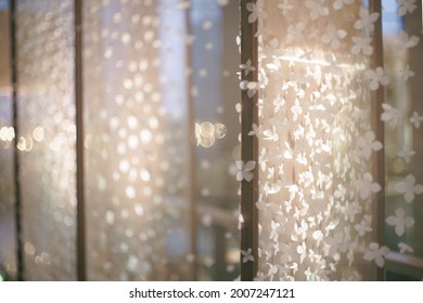 Wedding Decoration Back Drop Panel With Butterfly Pattern