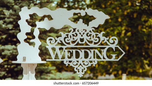 Wedding decoration object.