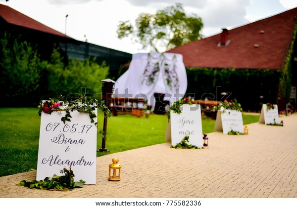 Wedding Decorations Ideas Stock Photo Edit Now 775582336