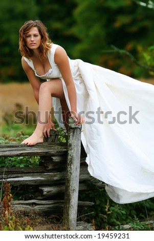 Similar – Image, Stock Photo Woman balancing at the edge of the pool