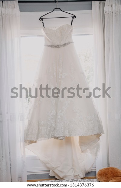 Wedding Dress Hung Stock Photo (Edit Now) 1314376376