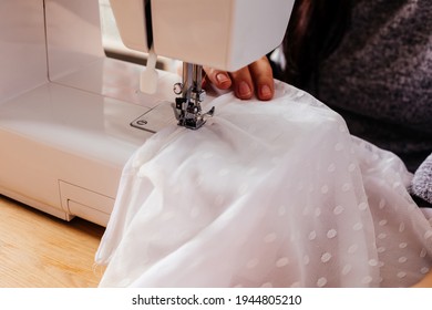 Wedding Dressmaker Altering White Vintage Wedding Dress