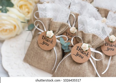 Wedding favors and decoration  - Shutterstock ID 1026435517