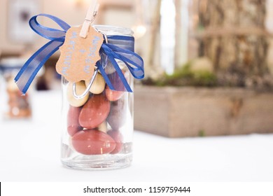 Wedding Favors Jelly Bean Glass Container