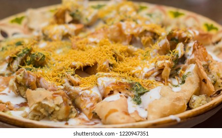 Wedding Food / Samosa Chaat 