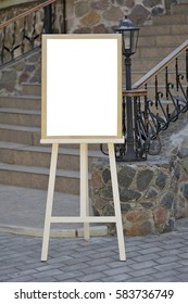 Wedding Guest List On Wooden Easel