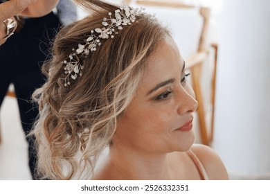 Wedding hair and makeup session, Spain - Powered by Shutterstock