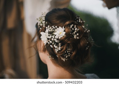 Wedding Hairstyle With Flowers