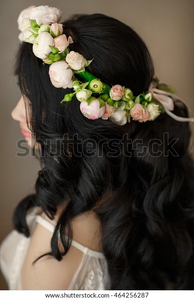 Wedding Hairstyle Makeup Beautiful Young Bride Stock Photo Edit