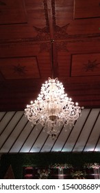 Wedding lamp with traditional java background