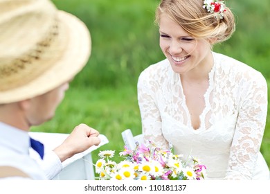Wedding on the nature - Shutterstock ID 110181137