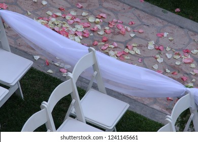 Wedding Outdoor Wedding Reception Venue Set Up With White Chair