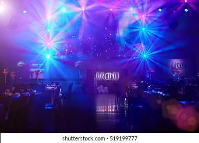 Wedding Party People Dance In Blue Photo