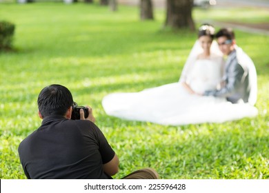 Wedding Photographer In Action