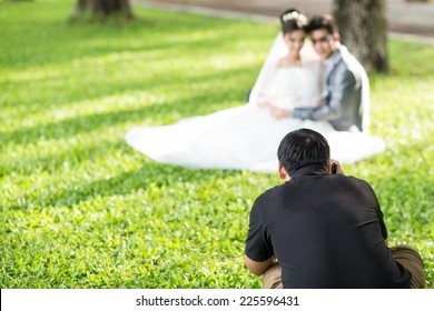 Wedding Photographer In Action