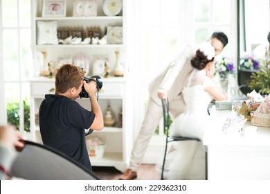 Wedding Photographer In Action