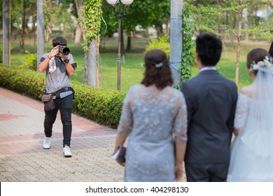 Wedding Photographer In Action