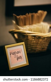 Wedding Program Fans Sign Frame Creative Idea 