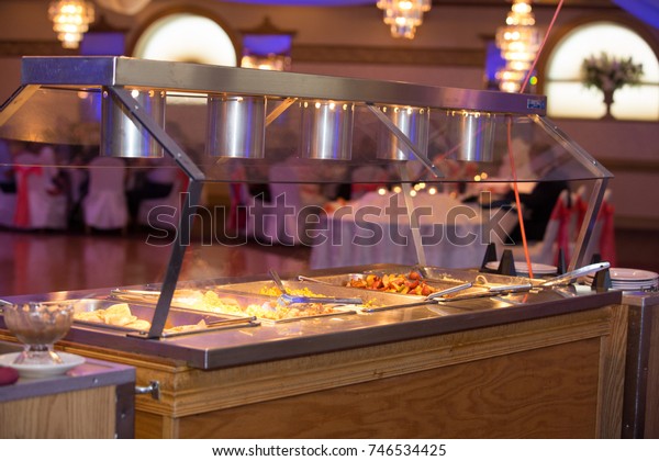 Wedding Reception Buffet Steam Table Stock Photo Edit Now 746534425