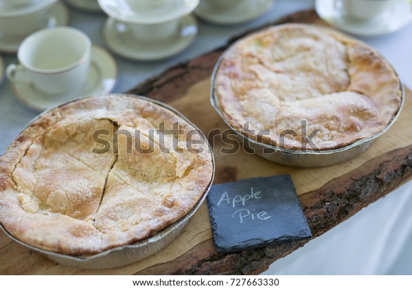 Wedding Reception Food Homemade Pie Parks Outdoor Food And