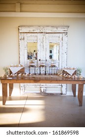 Wedding Reception Pie Table