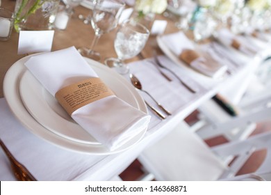 Wedding Reception Table