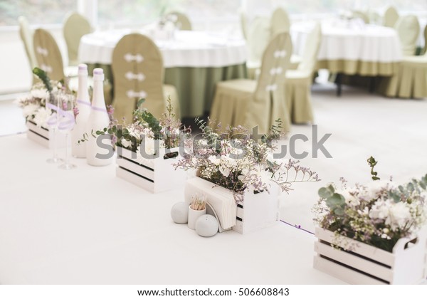 Wedding Reception White Tent Stock Photo Edit Now 506608843