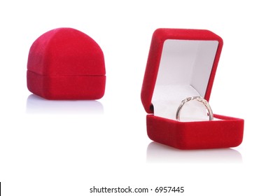 Wedding Ring And A Closed Box