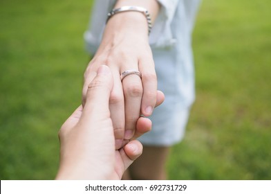 Wedding Ring On Finger