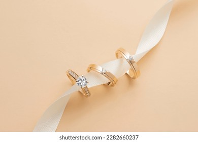 Wedding ring photography is an important part of a wedding photoshoot, capturing the elegance and significance of a couple's love and commitment. These close-up shots highlight the intricate details o - Powered by Shutterstock